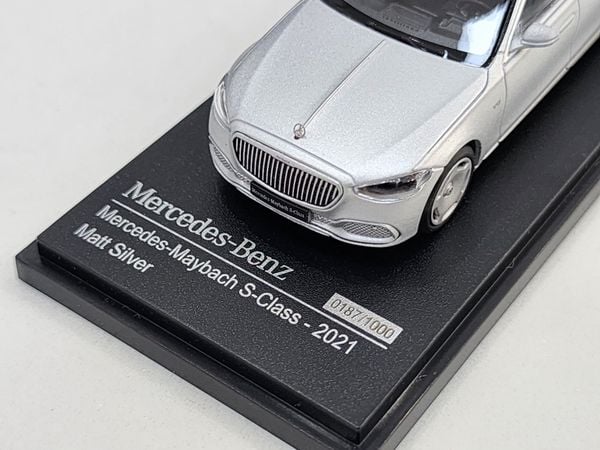 Xe Mô Hình Mercedes-Benz S-Class 2021 1:64 Almost Real ( Bạc )