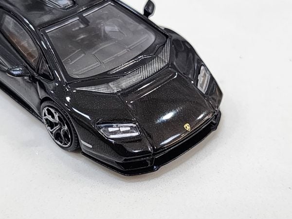 Xe Mô Hình Lamborghini Countach LPI 800-4 1:64 MiniGT ( Nero Maia LHD )