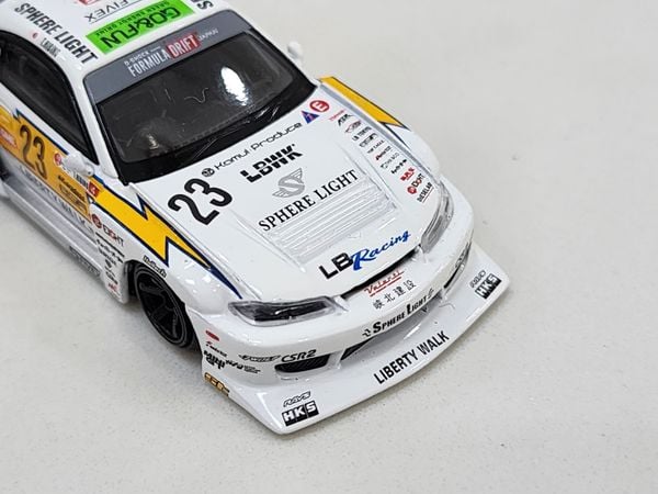 Xe Mô Hình Nissan LB-Super Silhouette S15 Silva #23 2022 1:64 MiniGT