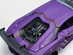 Xe Mô Hình Lamborghi Aventador 1:64 LBWK ( Tím )