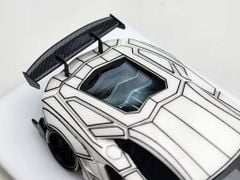 Xe Mô Hình Lamborghi Aventador 1:64 LBWK ( Trắng )