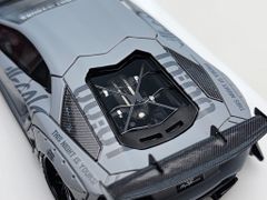 Xe Mô Hình Lamborghi Aventador 1:64 LBWK ( Xám )