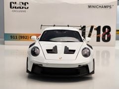 Xe Mô Hình Porsche 911 GT3 RS 2022 1:18 Minichamps ( Trắng Mâm Đỏ )