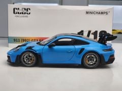 Xe Mô Hình Porsche 911 GT3 RS 2024 1:18 Minichamps ( Xanh Mâm Bạc )