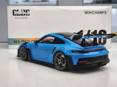 Xe Mô Hình Porsche 911 GT3 RS 2024 1:18 Minichamps ( Xanh Mâm Bạc )