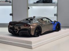 Xe mô hình Ferrari Novitec SF90 1:18 Ivy Model (Blue/Grey)