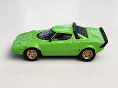 Xe Mô Hình Lancia Stratos HF Stradale Verde Chiaro LHD 1:64 MiniGT ( Xanh Dạ Quang )