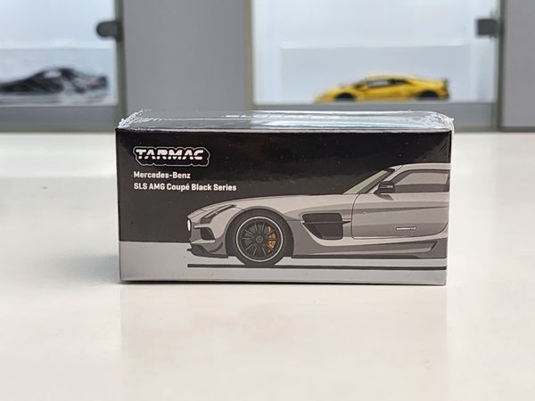 Xe Mô Hình Mercedes Benz SLS AMG Coupe Black Series 1:64 Tarmac Works ( Silver Metallic )