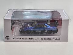 Xe Mô Hình Nissan LBWK ER34 NO.5 1:64 CM Model ( Chameleon )