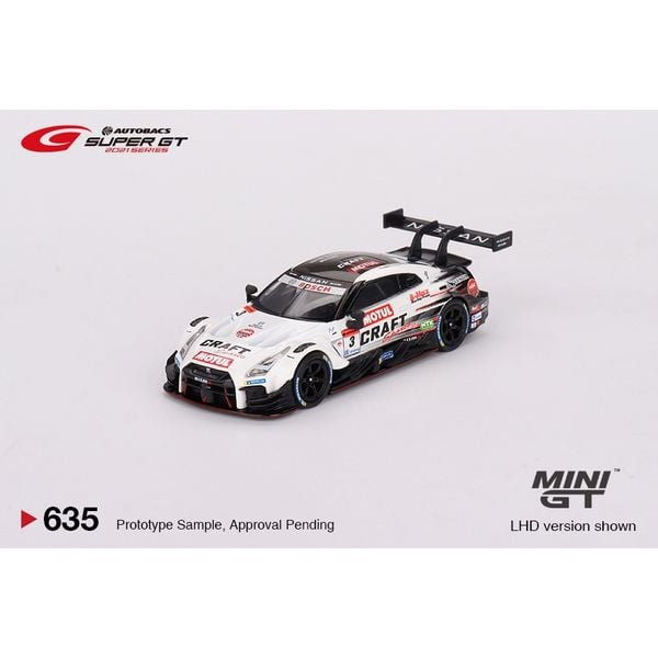 Xe Mô Hình Nissan GT-R Nismo GT500 1:64 MiniGT ( Trắng #3 )