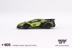 Xe Mô Hình LB-Silhouette Works Lamborghini Aventador GT EVO 1:64 MiniGT ( Lime #32 )