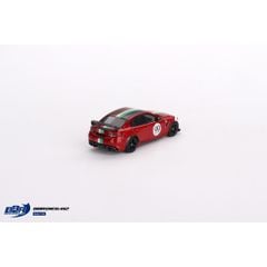 Xe Mô Hình Alfa Romeo Giulia GTAm Rosso GTA #99 Centro Stile Livery 1:64 MiniGT/ BBR ( Trắng/ Đỏ )