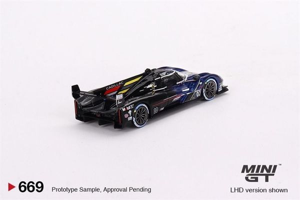 Xe Mô Hình Cadillac V-Series.R #02 2023 IMSA Daytona 24 Hrs Cadillac Racing1:64 MiniGT ( Xanh )