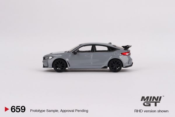 Xe Mô Hình Honda Civic Type R Sonic Gray Pearl 2023 1:64 MiniGT