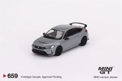 Xe Mô Hình Honda Civic Type R Sonic Gray Pearl 2023 1:64 MiniGT