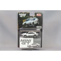 Xe Mô Hình Lamborghi Urus 2022 Macau GP Offcial Safety Car 1:64 MiniGT ( Trắng )