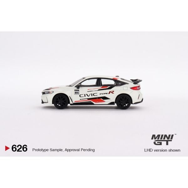 Xe Mô Hình Honda Civic Type R 2023 Honda 1:64 MiniGT ( Trắng )