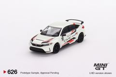 Xe Mô Hình Honda Civic Type R 2023 Honda 1:64 MiniGT ( Trắng )