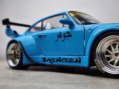 Xe Mo Hình RWB Bodykit Shingen 2018 1:18 Solido ( Blue )