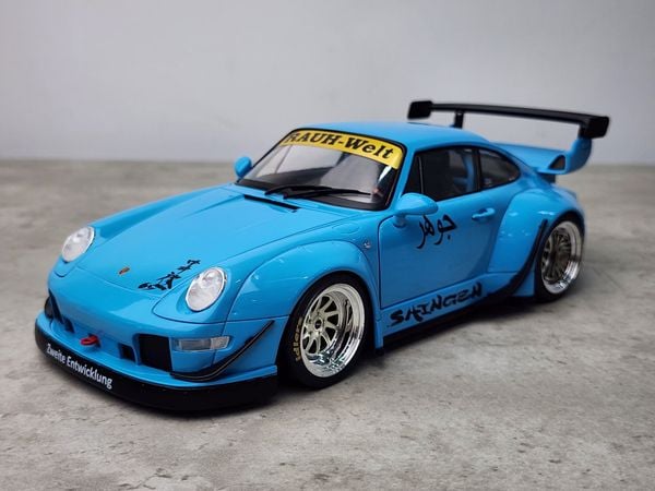 Xe Mo Hình RWB Bodykit Shingen 2018 1:18 Solido ( Blue )