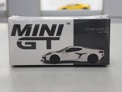Xe Mô Hình Chevrolet Corvette Z06 2023 Arctic 1:64 MiniGT ( White )