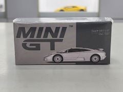 Xe Mô Hình Bugatti EB110 GT Grigio Chiaro 1:64 MiniGT ( Bạc )