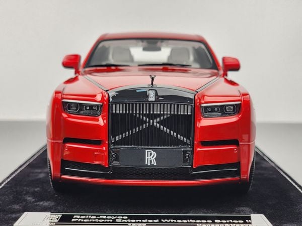 Xe Mô Hình Rolls-Royce Phantom Series Il 1:18 HH Model ( Metallic Red )