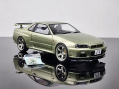 Xe Mô Hình Nissan GT-R (R34) 1999 1:18 Solido (Green)