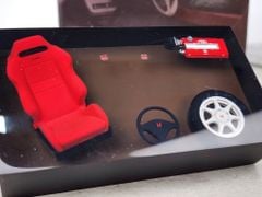 Xe mô hình Honda Civic Type R(EK9) 1:18 MotorHelix (Đỏ Carbon)