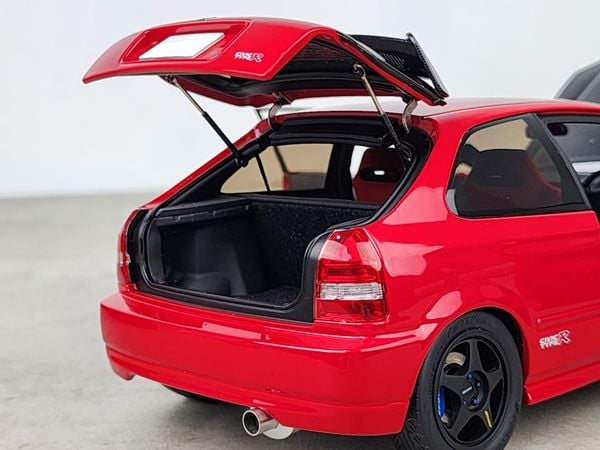 Xe mô hình Honda Civic Type R(EK9) 1:18 MotorHelix (Đỏ Carbon)