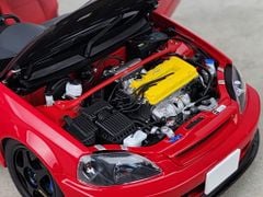 Xe mô hình Honda Civic Type R(EK9) 1:18 MotorHelix (Đỏ Carbon)