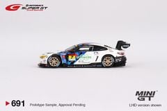 Xe Mô Hình BMW M4 GT3 Studie 1:64 MiniGT ( Trắng #7 )