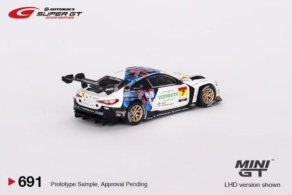 Xe Mô Hình BMW M4 GT3 Studie 1:64 MiniGT ( Trắng #7 )
