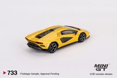 Xe Mô Hình Lamborghini Countach LPI 800-4 1:64 MiniGT ( Yellow )