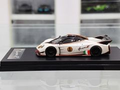 Xe Mô Hình Pagani HuayraR 1:64 LCD (Pearl White color)