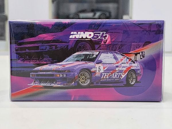 Xe Mô Hình Toyota Sprinter Trueno (AE86) N2 Project by TEC-ART'S ( Tím )