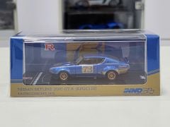 Xe Mô Hình Nissan Skyline 2000 GT-R (KPGC110) Racing Concep Blue 1:64 INNO