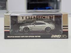 Xe Mô Hình Nissan GT-R (R35) Top Secret Malysia 2024 1:64 INNO ( Xanh mạ )