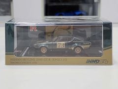 Xe Mô Hình Nissan Skyline 2000 GT-R (KPGC110) Racing Concep Green 1:64 INNO