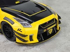 Xe Mô Hình Nissan GT-R (R35) Liberty Walk Body Kit 2.0 1:18 Solido (Yellow)