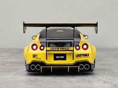 Xe Mô Hình Nissan GT-R (R35) Liberty Walk Body Kit 2.0 1:18 Solido (Yellow)