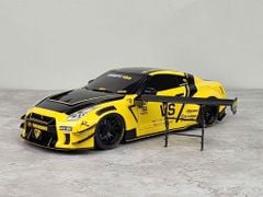 Xe Mô Hình Nissan GT-R (R35) Liberty Walk Body Kit 2.0 1:18 Solido (Yellow)