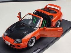 Xe Mô Hình Toyota Supra MK4 (A80) 1993 1:18 Solido ( Streetfighter Orange )