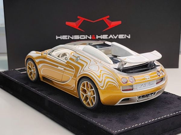 Xe Mô Hình Bugatti Chiron SS 1:18 HH Model ( Golden Era )
