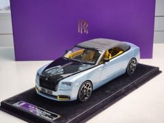 Xe Mô Hình Black Badge Convertible 1:18 HH Model ( Ice Blue + Diamond Black )