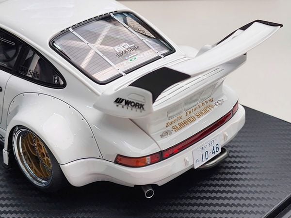 Xe Mô Hình Porsche RWB 930 1:18 Ignition Model ( Trắng )