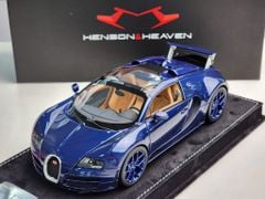 Xe Mô Hình Bugatti Veyron 1:18 HH Model ( Blue Carbon )
