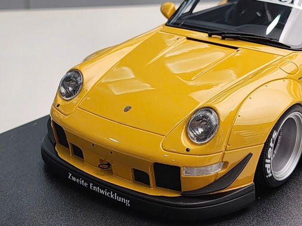 Xe Mô Hình RWB Bodykit NohraYellow 2023 1:18 GT Spirit