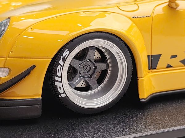 Xe Mô Hình RWB Bodykit NohraYellow 2023 1:18 GT Spirit