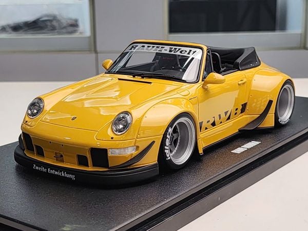 Xe Mô Hình RWB Bodykit NohraYellow 2023 1:18 GT Spirit